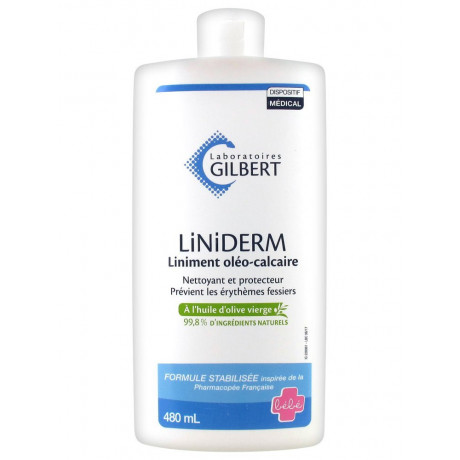 Gilbert Liniderm Liniment Oléo-Calcaire 480 ml