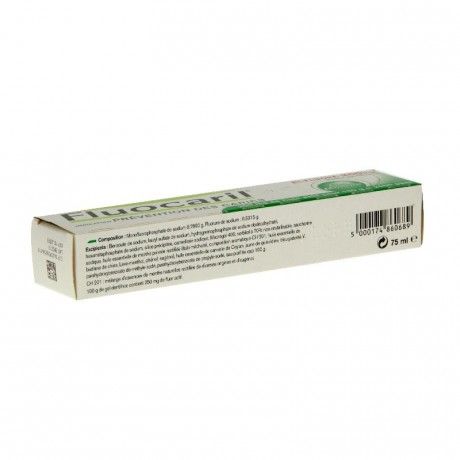 Fluocaril bi-fluore menthe gel dentifrice 250mg 75ml