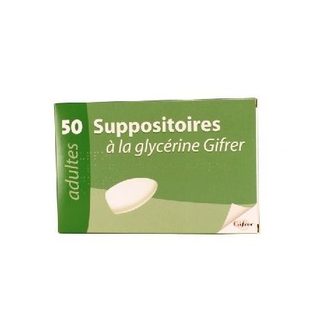 Suppositoire à la glycérine Gifrer 50 suppositoires