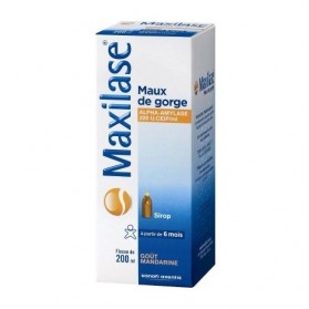 Maxilase Sirop Goût Mandarine 200ml